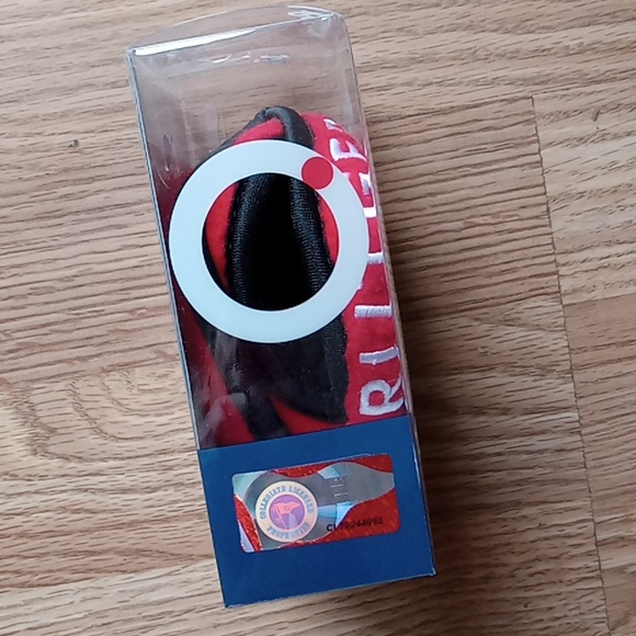 Rutgers fleece behind ear warmers collapsible adjustable 180s.com nwt s… - Picture 7 of 8